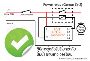 สวิทช์ไร้สาย สวิทช์ปั๊มน้ำ สวิทช์สองทาง